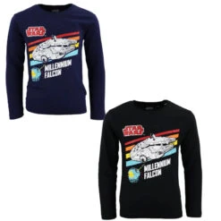 Star Wars Millennium Falcon Kinder Jugend Langarm Shirt