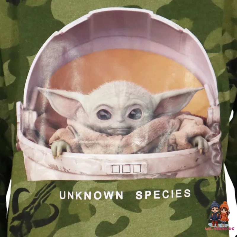 Star Wars Mandalorian Baby Yoda Jungen Hoodie Kapuzenpullover 4 Star Wars Mandalorian Baby Yoda Jungen Hoodie Kapuzenpullover – Bild 2