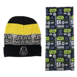 Star Wars Darth Vader Kinder Winter Set Mütze Plus Snood Loop