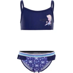 Disney Die Eiskönigin 2 Elsa Kinder Badeanzug Bikini -Bekleidung Peripherie ue1846 c