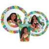 Disney Vaiana Kinder Geschirr-Set 3 Tlg Teller Schüssel Becher 260 Ml -Bekleidung Peripherie vaiana geschr 02a