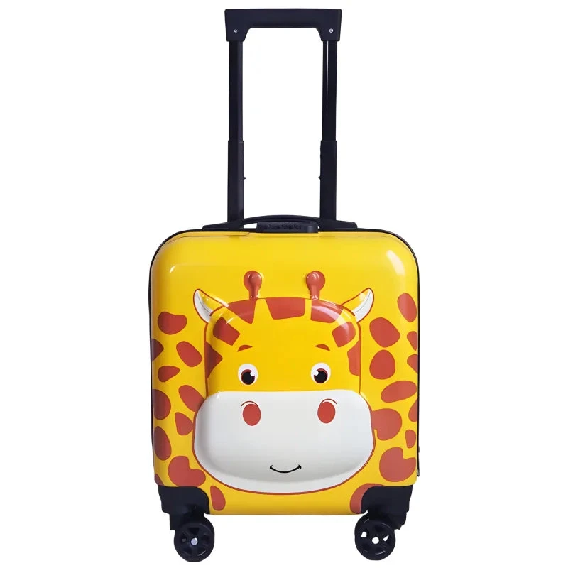 Giraffe 3D Kinder Trolley Kinderkoffer ABS Kindertrolley 45x35x25 Cm 3 Giraffe 3D Kinder Trolley Kinderkoffer ABS Kindertrolley 45x35x25 Cm