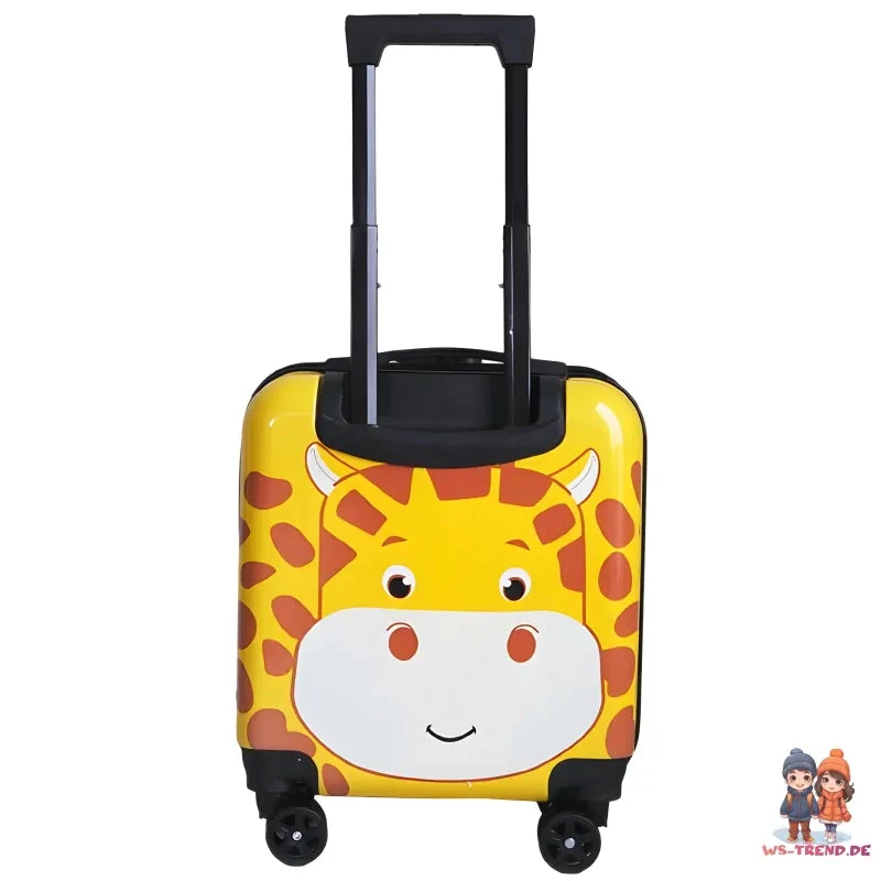 Giraffe 3D Kinder Trolley Kinderkoffer ABS Kindertrolley 45x35x25 Cm 5 Giraffe 3D Kinder Trolley Kinderkoffer ABS Kindertrolley 45x35x25 Cm – Bild 3