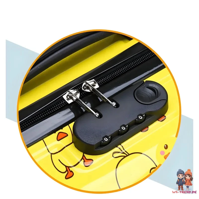 Giraffe 3D Kinder Trolley Kinderkoffer ABS Kindertrolley 45x35x25 Cm 6 Giraffe 3D Kinder Trolley Kinderkoffer ABS Kindertrolley 45x35x25 Cm – Bild 4