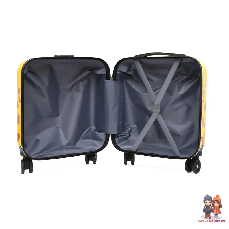 Giraffe 3D Kinder Trolley Kinderkoffer ABS Kindertrolley 45x35x25 Cm 7 Giraffe 3D Kinder Trolley Kinderkoffer ABS Kindertrolley 45x35x25 Cm – Bild 5