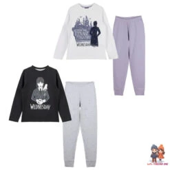 Bekleidung Peripherie 18 Adams Wednesday Mädchen Schlafanzug Pyjama Nachtwäsche