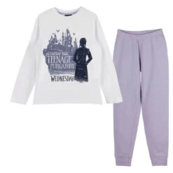 Adams Wednesday Mädchen Schlafanzug Pyjama Nachtwäsche -Bekleidung Peripherie wed 01b