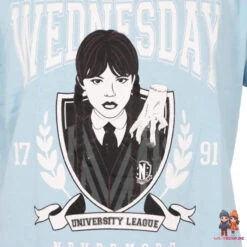 Adams Wednesday Mädchen T-Shirt Kurzarm Shirt -Bekleidung Peripherie wednesday t shirt 01b