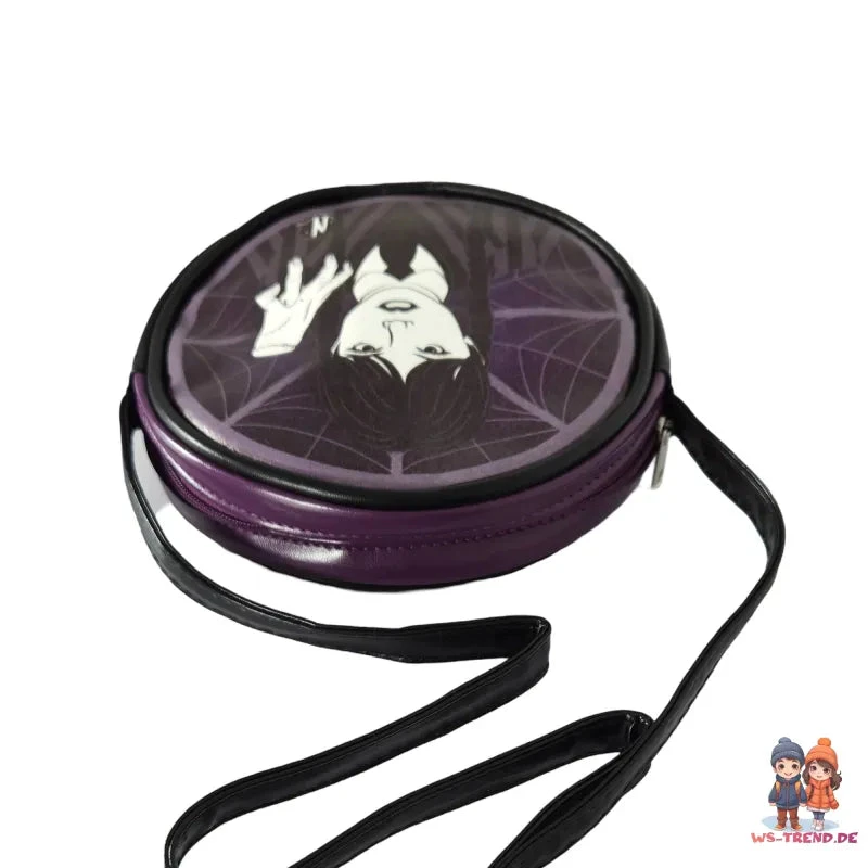 Wednesday Mädchen Handtasche Umhängetasche Tasche D 15 Cm 6 Wednesday Mädchen Handtasche Umhängetasche Tasche D 15 Cm – Bild 4