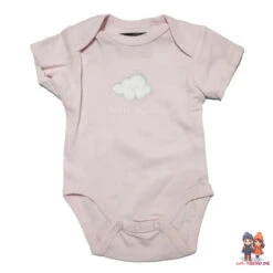 Wölkchen Baby 4 Tlg Set Body Strampler Lätzchen Mütze -Bekleidung Peripherie wolckchen baby set 01b