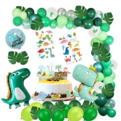 Happy Birthday Dino Luftballons Ballons Geburtstag Party Deko Set 115 Tlg